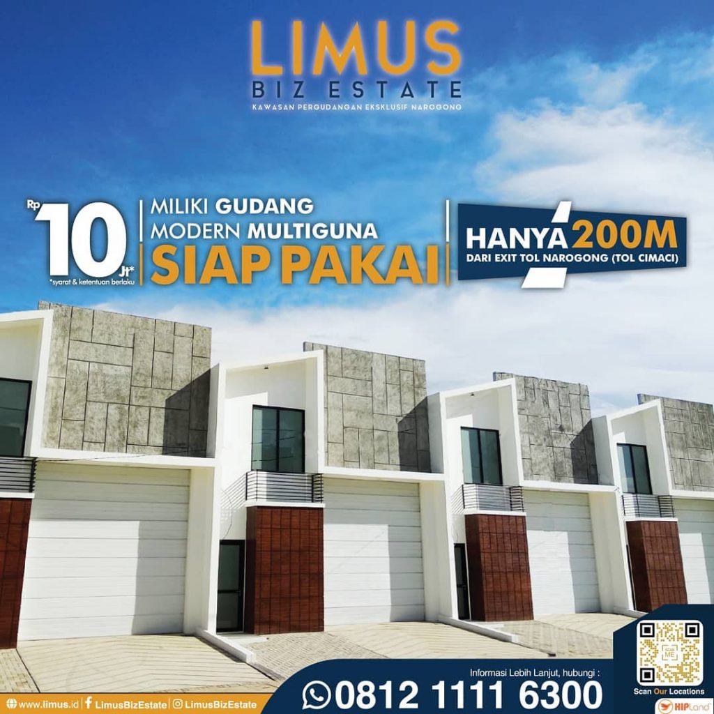 Limus Biz Estate, Gudang Modern Multiguna dan Siap Pakai - Hero Intiputra